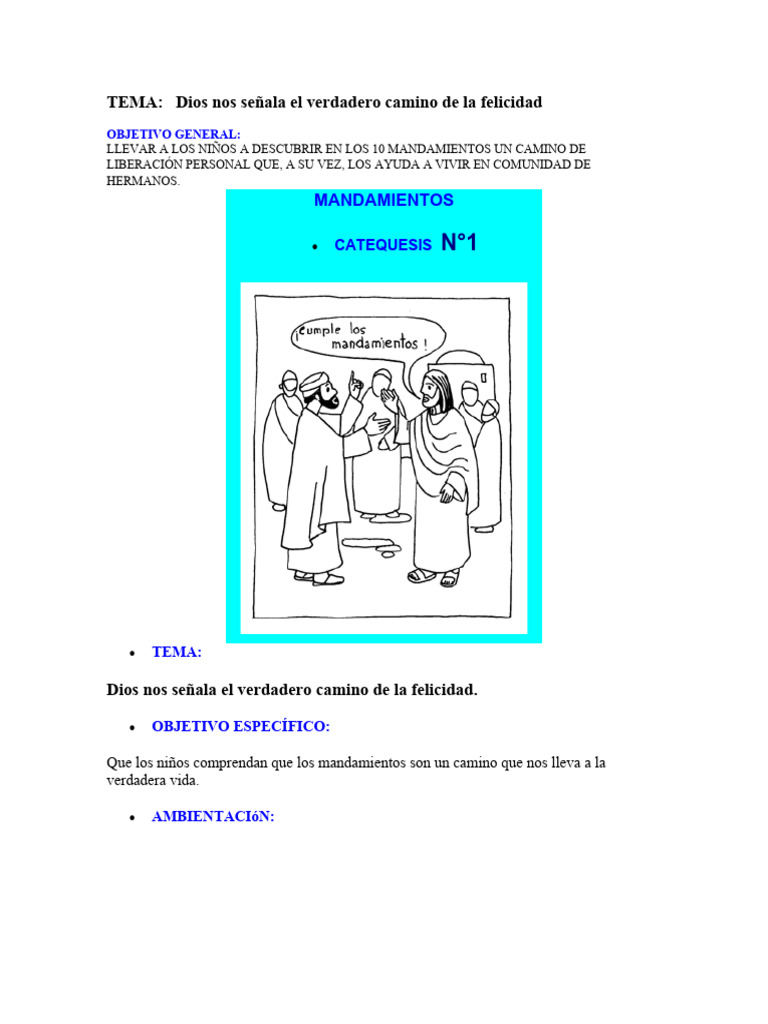 Dios Nos Señala El Verdadero Camino de La Felicidad | PDF | Amor | Vida ...