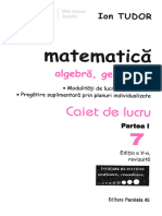 Matematica - Clasa 7 Partea 1 - Initiere - Ion Tudor