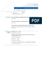 PAYANO TRAVEZAÑO, Jhonatan Stevin: Datos Personales