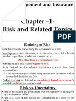 Risk Management and Insurance-CH 01 One