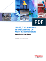 1R120505-0006 (Rev. C) ISQ LT, TSQ 8000 Evo and Q Exactive GC Direct Probe User Guide