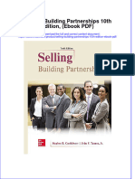 Selling Building Partnerships 10th Edition Ebook PDF