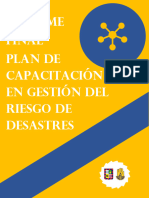 Informe Final Plan de Capacitación en Gestión Del Riesgo de Desastres 2023 V2