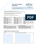 Iom - Endorsement Application Form