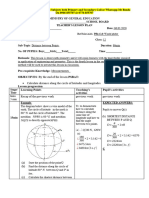 g12 Maths Sample Lesson Plan