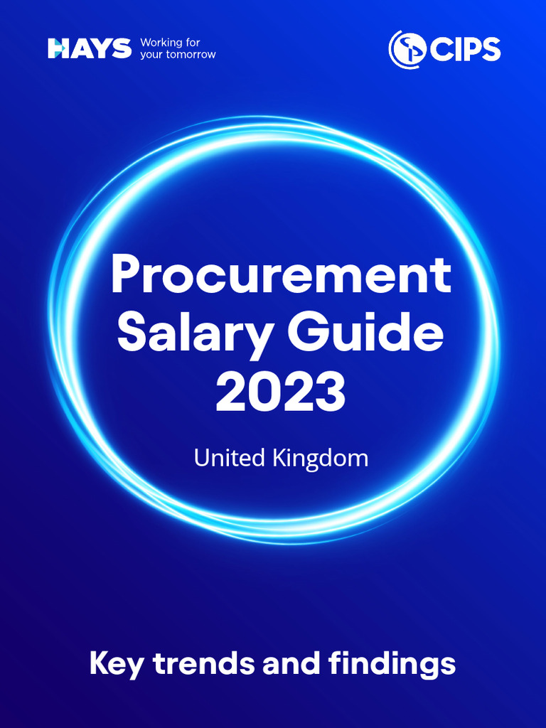 CIPS 2023 UK Salary Guide Download Free PDF Cost Of Living