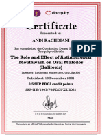 Certificate 164376534861f9de66759e8