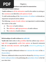 Ch5 Audit Evidence