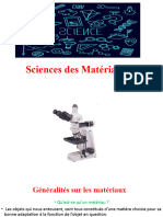 Sciences Des Matériaux Seance 2.2023 FST S