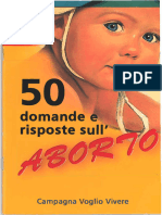 50 Domande e Risposte Sull'Aborto