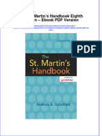 The ST Martins Handbook Eighth Edition Ebook PDF Version