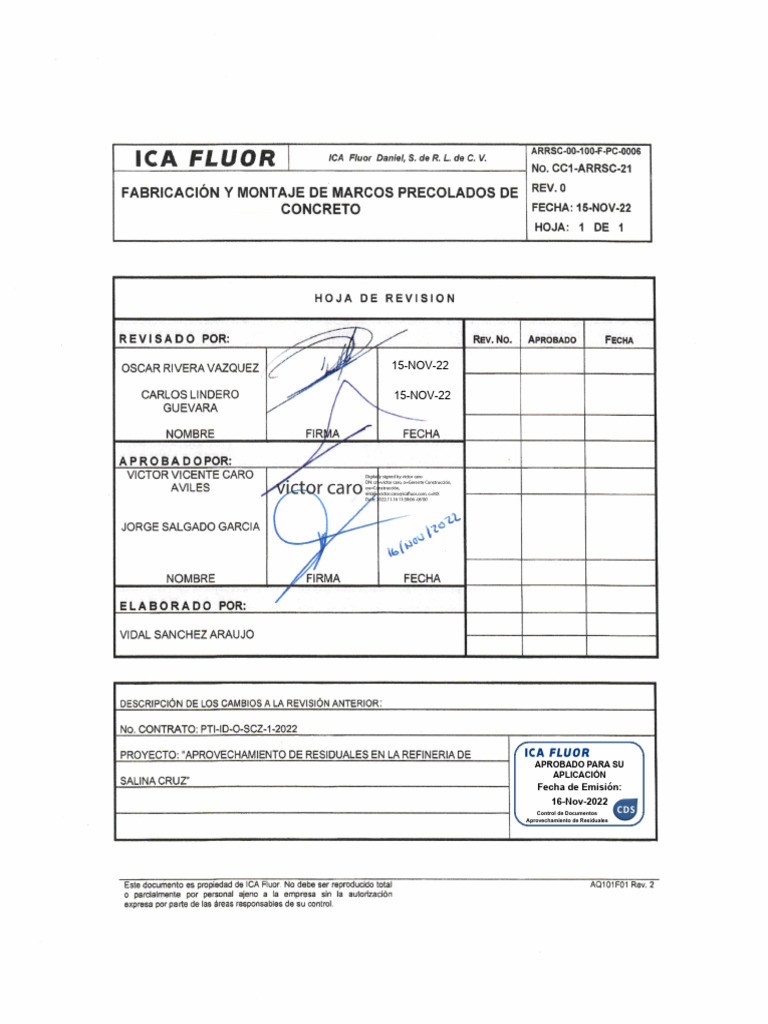 CC1 Arrsc 21 - 0 | PDF | Hormigón | Acero