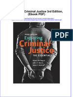Exploring Criminal Justice 3rd Edition Ebook PDF