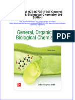 Etextbook 978 0073511245 General Organic Biological Chemistry 3rd Edition
