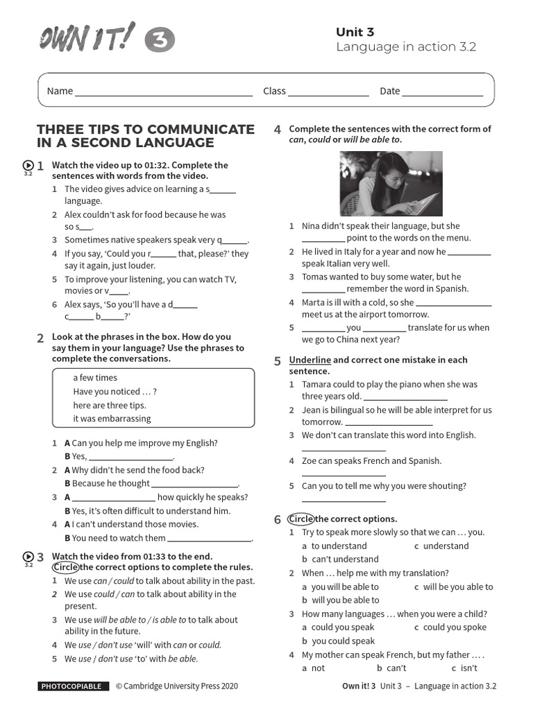 Tips for Speaking a Second Language | PDF | Linguistics | Human ...
