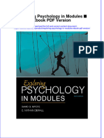 Exploring Psychology in Modules Ebook PDF Version