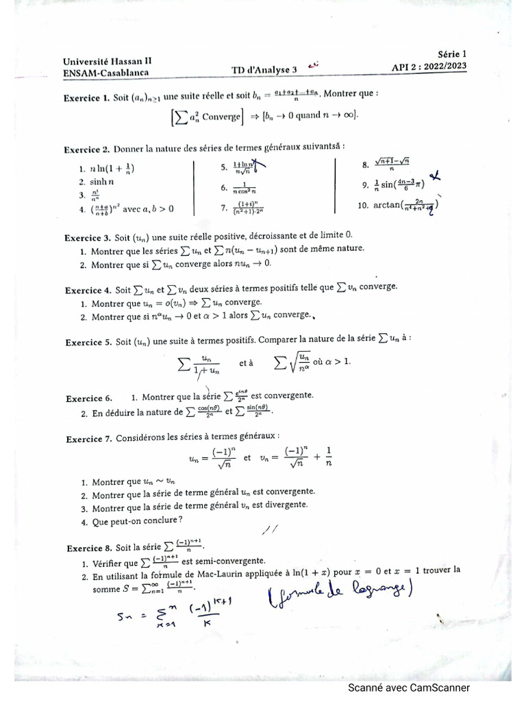 td1,2,3,4 Analyse 3 | PDF