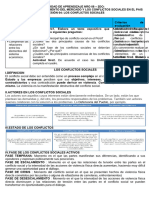 Hoja de Trabajo 04 - VIII UNIDAD-2do - Los Conflictos Sociales