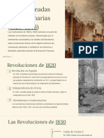 Nuevas Oleadas Revolucionarias 1820 1848