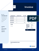 PDF Invoice Templates US Template 06