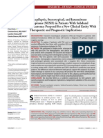 Nonepileptic, Stereotypical, and Intermittent Symptoms (NESIS) in Patients With Subdural Hematoma - Proposal For A New Clinical Entity With Therapeutic and Prognostic Implications