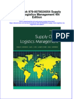 Etextbook 978 0078024054 Supply Chain Logistics Management 4th Edition