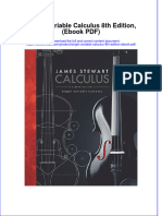 Single Variable Calculus 8th Edition Ebook PDF