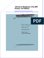 The Visual World of Shadows The Mit Press 1st Edition