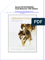 Etextbook 978 0078029363 Organizational Behavior 10th Edition