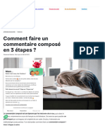 ? Commentaire Composé - Comment Le Faire en 3 Étapes - Sherpa