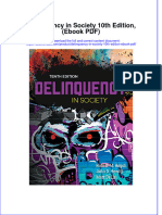 Delinquency in Society 10th Edition Ebook PDF