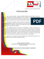 Postulacion