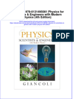 Etextbook 978 0131495081 Physics For Scientists Engineers With Modern Physics 4th Edition