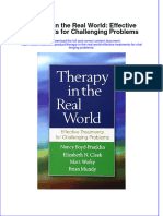 Therapy in the Real World Effective Treatments for Challenging Problems