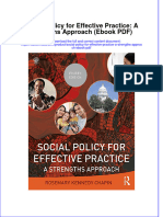 Social Policy for Effective Practice a Strengths Approach eBook PDF