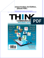Think Communication 3rd Edition Ebook PDF