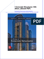 Design of Concrete Structures 15th Edition Ebook PDF