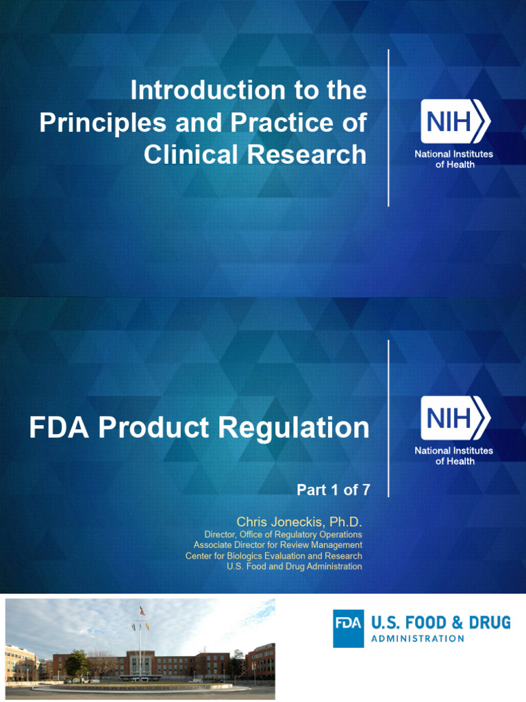 FDA Regulatory Framework Overview | PDF | Food And Drug Administration ...