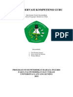 LAPORAN OBSERVASI KOMPETENSI GURU REG B Elisabet
