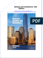 Financial Markets and Institutions 12th Edition