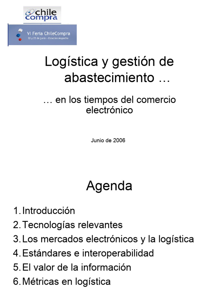 Logistica Aplicada A La Gestion de Abastecimiento | PDF | Logística ...