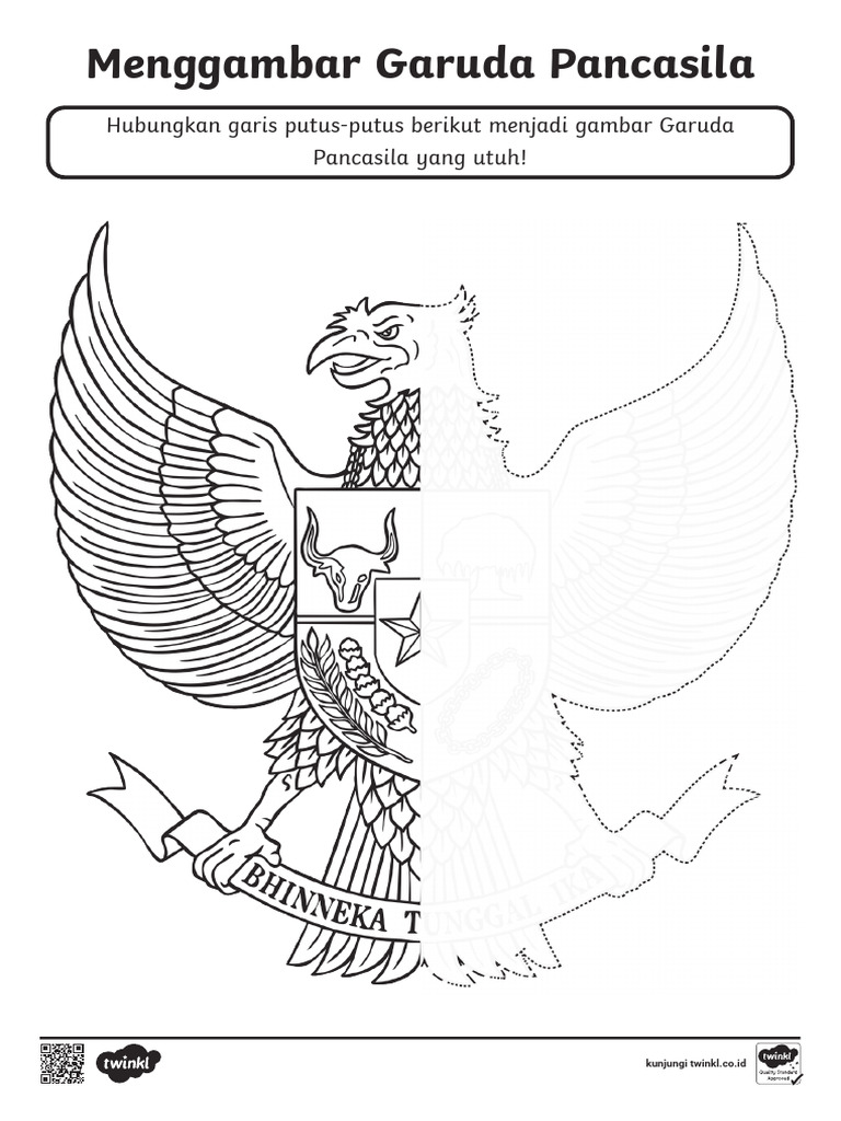 Menghubungkan Titik-titik Garuda Pancasila -trace-in | PDF