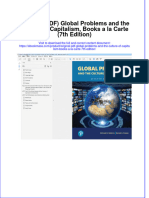 Original PDF Global Problems and The Culture of Capitalism Books A La Carte 7th Edition