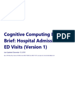Cognitive Computing Model Brief - Hospital Admissions and ED Visits (Version 1)