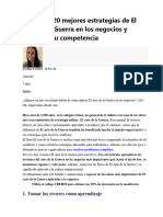 Aplica Las 20 Mejores Estrategias de El Arte de La Guerra en Los Negocios y Derrota A Tu Competencia