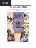 Social Studies in Elementary Education 14th Edition Ebook PDF