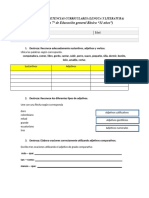 Competencias Ingreso A 7 Mo Año Lengua