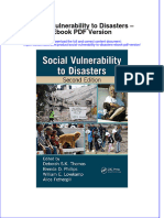 Social Vulnerability to Disasters eBook PDF Version