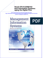 Etextbook 978 0133898163 Management Information Systems Managing The Digital Firm