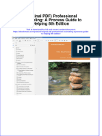 Original PDF Professional Counseling A Process Guide To Helping 8th Edition